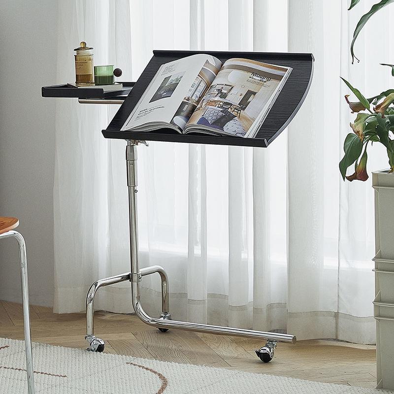 沙发边茶几可几-移动桌几琴谱架实木角小推车置物架客厅边床头桌