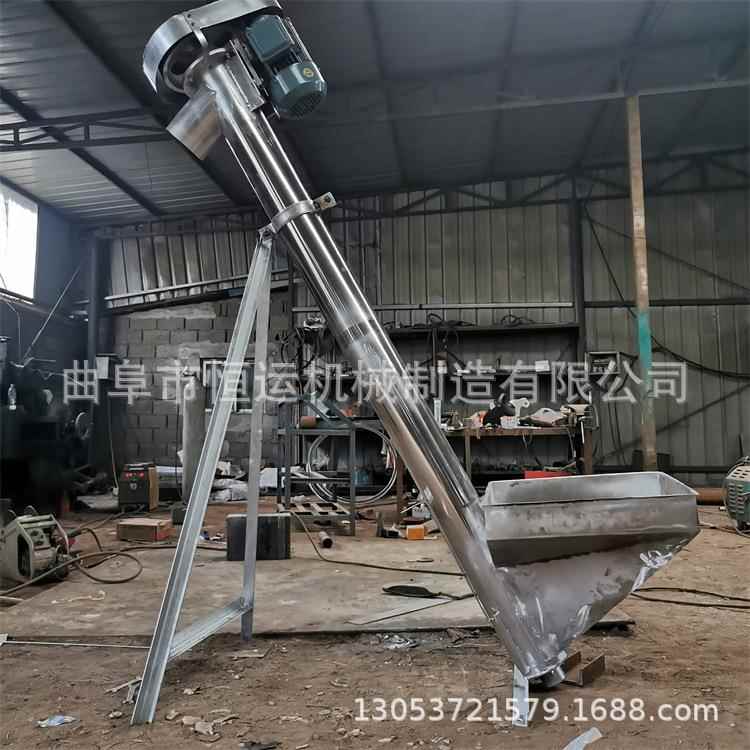 【折扣价】多管径水泥送料机移动式电动螺旋输送机圆筒式绞龙上料