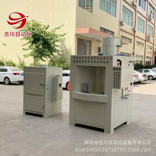 供应自动转盘喷砂机铝管转盘自动喷砂机圆形产品间歇连续式喷砂机