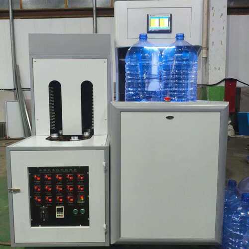 厂家出售半自动一出一5L油瓶矿泉水PET塑料吹瓶机