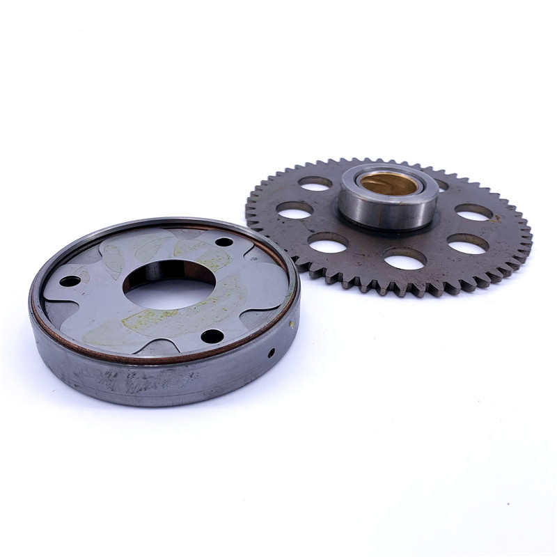 适用睿彩QS125T-4B/4C瑞梦QS125T-5A丽梦7启起动盘超越离合器总成