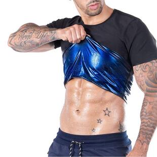 men short sleeved fitness Sweating sports clothes