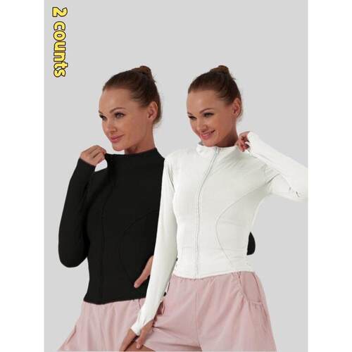 T 48165 Quick Dry Yoga Long Sleeve Top 速干普拉提训练上衣