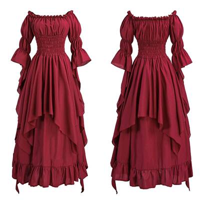 Renaissance Gothic Witch Gown, Women Stage