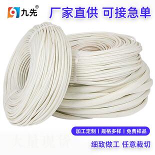 现货1.5KV白色耐高温200度无碱硅树脂玻璃纤维软套管矽胶管自熄管
