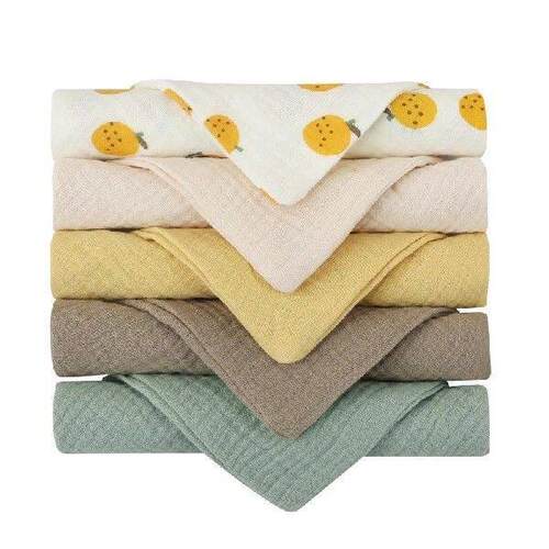 5pcs Baby Saliva Towel Absorbent Baby Burp Cloth