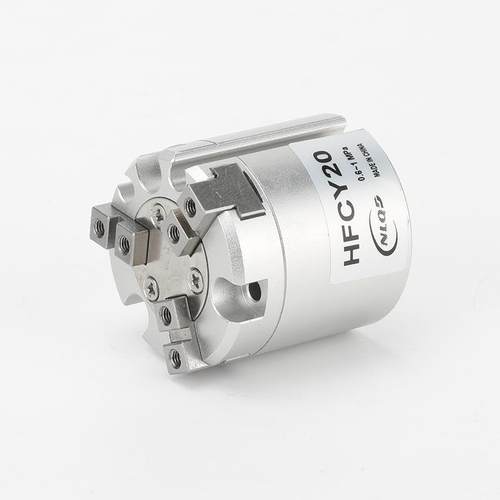 亚客型HFCY三德气爪气缸16/20/25469/32/40/50/63四爪手指夹爪缸