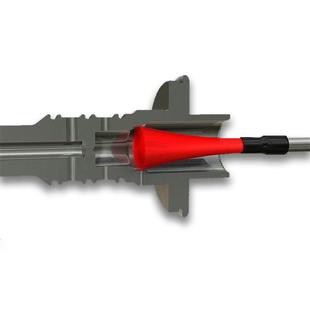 X刷BEC锐必克内孔研磨抛光去毛刺红61740CH 1.色5M EA12