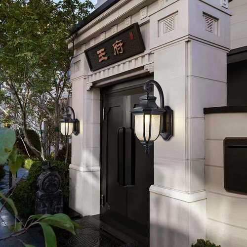 户外防水壁灯简约庭院灯室外过道阳台露台灯外墙LED灯具防水节能