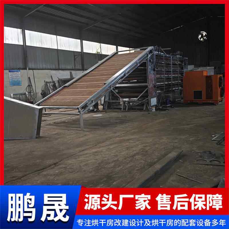 辣椒网带式烘干机网带式虾壳海蛎子烘干机椰肉山药网带式烘设备