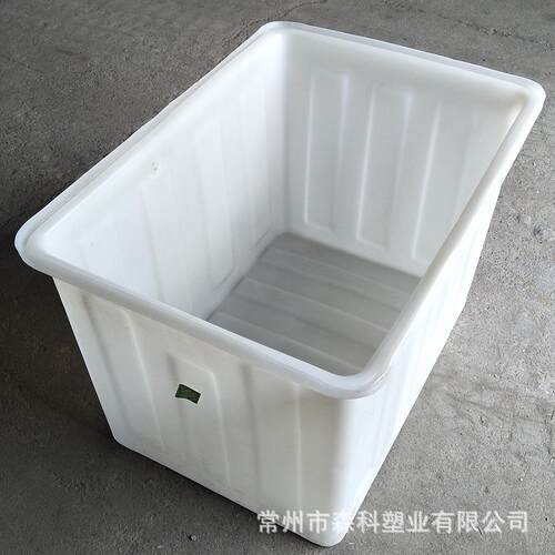 200L牛筋塑料K方箱敞口塑胶方箱滚塑一体成型高韧性PE塑料方桶