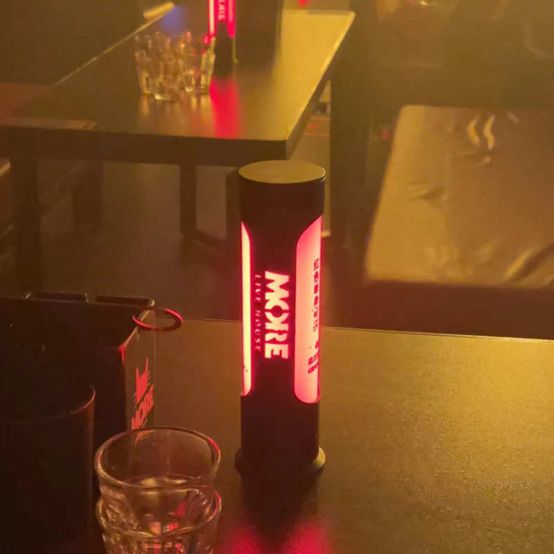 创意个性酒吧LED充电台灯合金餐厅桌灯温馨小夜灯夜场KTV氛围灯