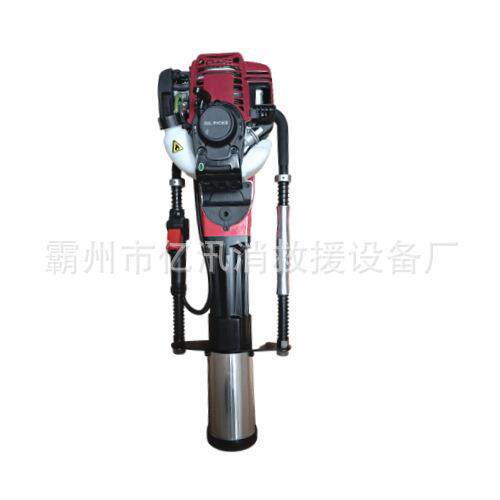 抗洪抢险便携式打桩机汽油镐植桩机四冲程手提多用途栽桩机