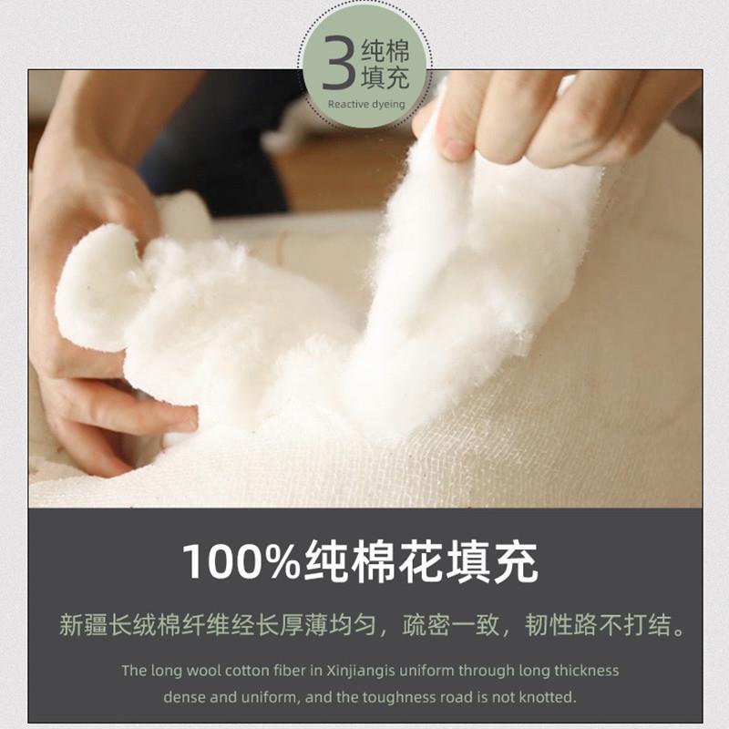 棉花褥子双人1.8m1.5床褥学生宿舍单人1.2米垫被加厚棉絮床垫