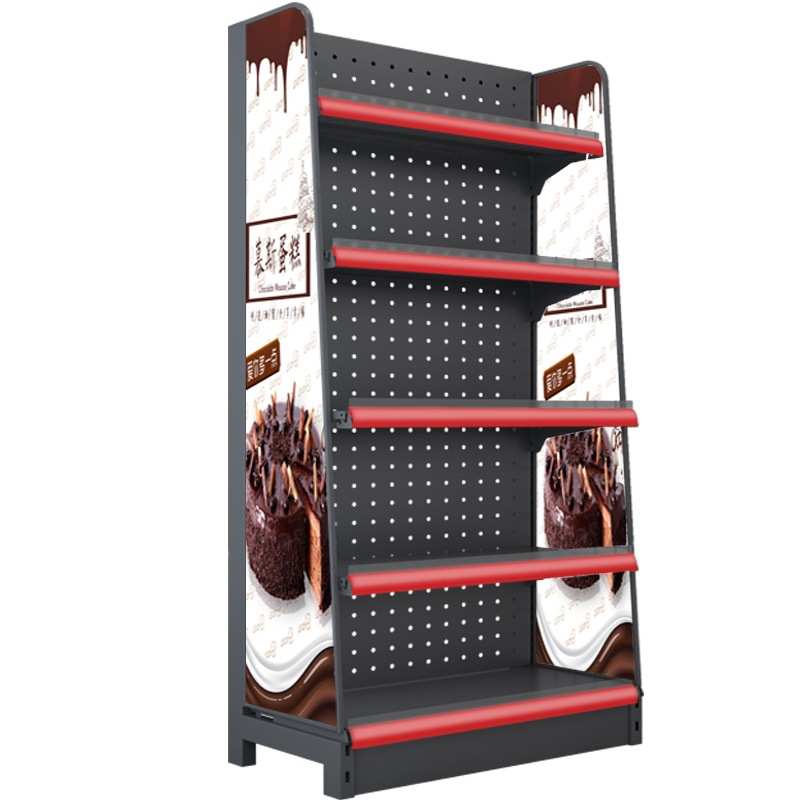 批发便利店零食货架小卖部展示架 双面中岛架饮料柜超市货架现货