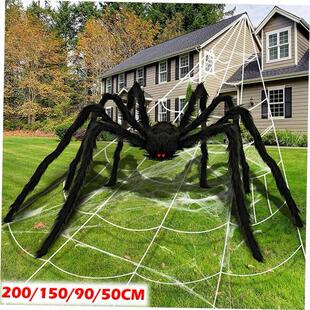 Black Spider Halloween Decoration Haunted House Prop Indoor