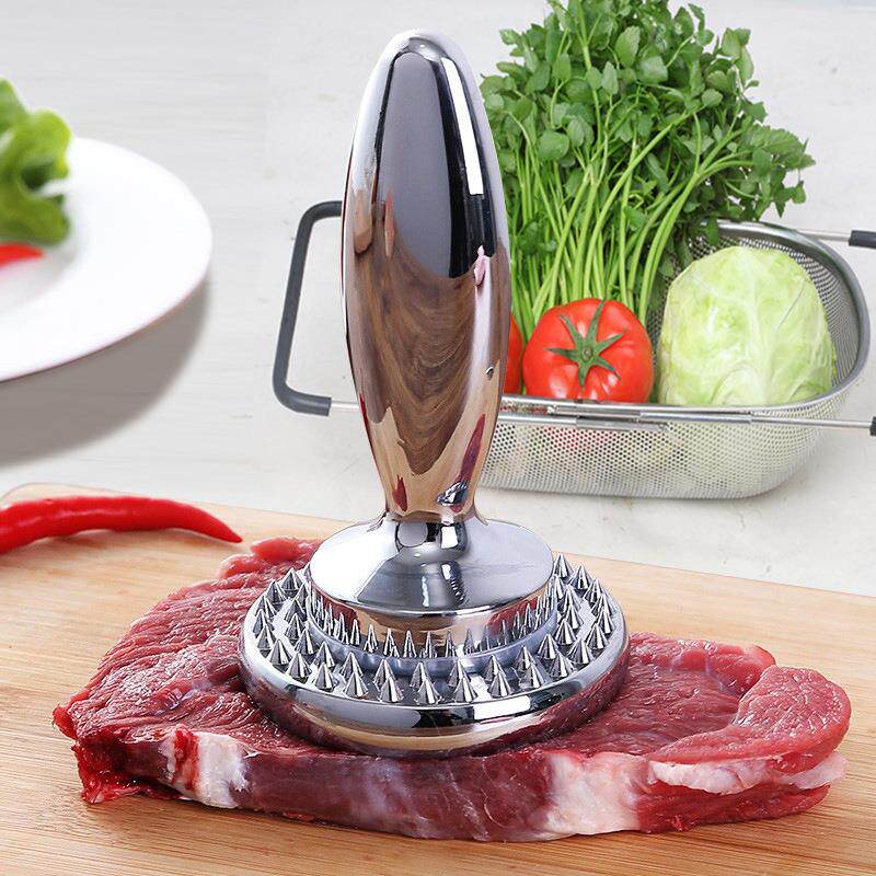 锌合金肉锤敲肉锤松肉锤猪牛排嫩肉双面拍打器多功能打厨房小工具