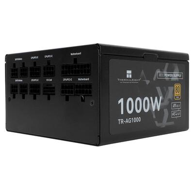 利民Thermalright 额定1000W TR-AG1000台式机电脑金牌全模组电源