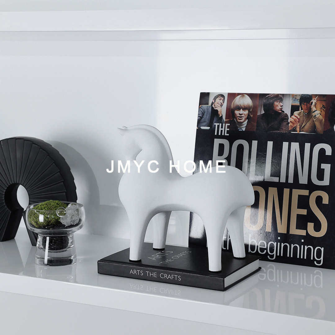 现代新中式抽象动物马摆件客厅样板间办公室电视柜酒柜玄关装饰品,特色手工艺,其他特色工艺品,淘宝优惠券,粉丝福利购,淘宝优惠卷