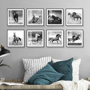 采购产品黑白装饰画,立功,工业风格挂画,办公室客厅壁画,餐厅