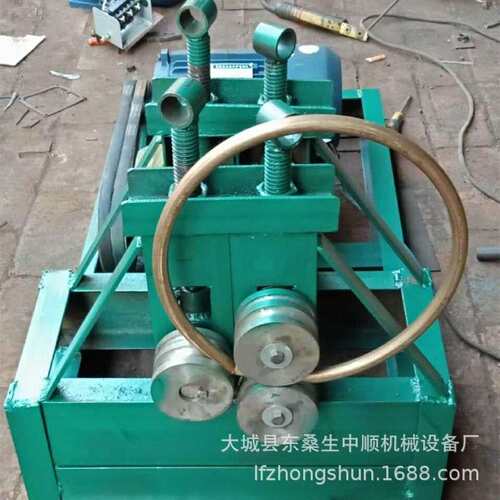 电动钢筋卷圆机槽钢扁铁滚圆机角铁弯圆机压圆机方管弯圆机
