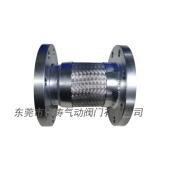 不锈温钢法兰高蒸汽管波蒸纹管304软编织网连接不锈钢法工业高压