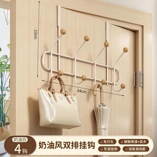 挂衣架衣帽壁挂墙上进门口后免打孔卧室玄关入户放脱下的衣服挂钩