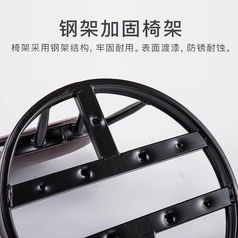 吧台005椅升降吧椅转吧桌酒椅美式复古靠吧椅旋接待收银家用高背
