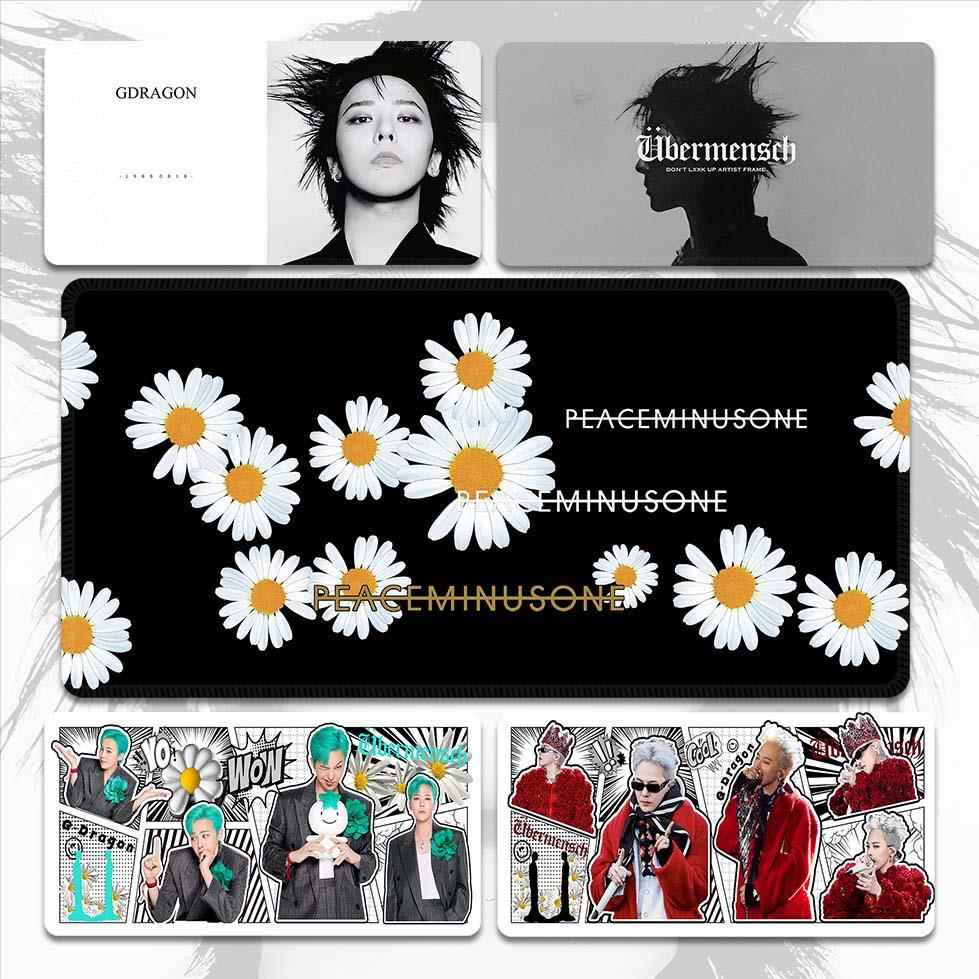 权志龙鼠标垫超大号明星周边键盘电脑G-DRAGON女生学生小雏菊桌垫