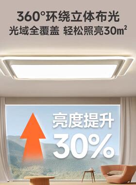 FSL佛山照明 LED全光谱吸顶灯简约大气现代智能书房卧室客厅灯具
