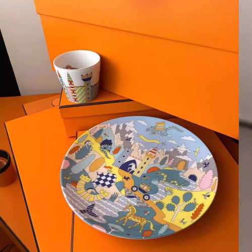 童年仪式感系列童趣Epopee陶瓷餐具四件套儿童餐具送礼批发