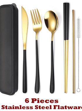 Flatware Set Flatware Set Reusable Cutlery Knife Fork Spoon