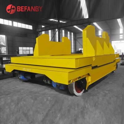 HRI高温铝水包道运0输电动平铸钢车轮8吨承重钢包车遥车控轨道小