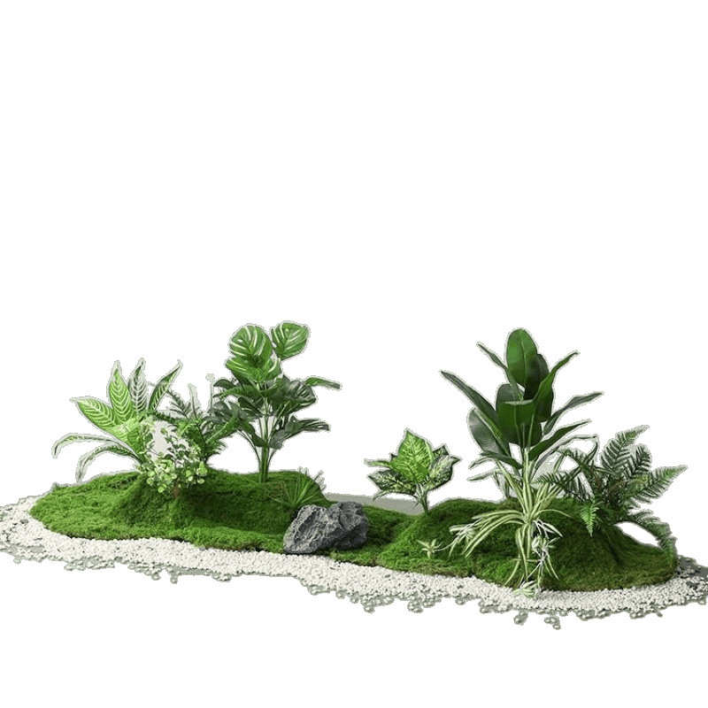 仿真花植物苔藓造景装饰组合微景观仿生绿高端轻奢植室内摆件盆景