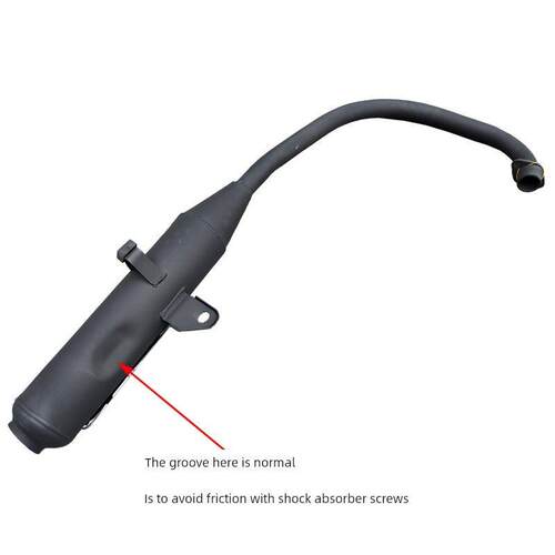 适合力帆摩托车配件Lf125-9T月追Lf150-9R排气管消声器