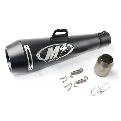 摩托改装排气管TMAX500/530黄龙300/600大排量改装M4排气管全黑色