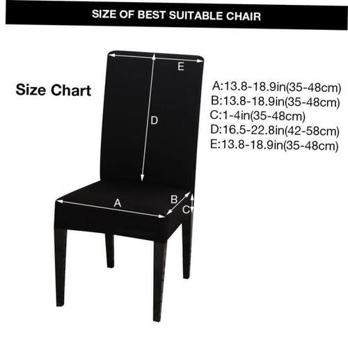 Spandex Elastic Printing Dining Chair cover Anti-dirty Kitch