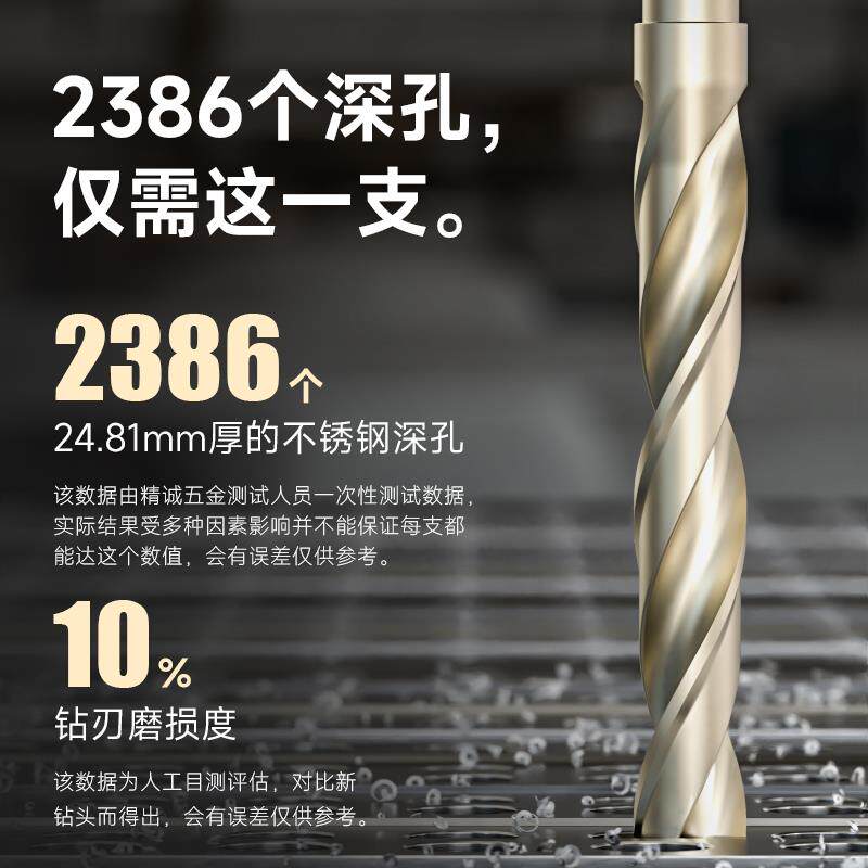 含钴不锈钢 高钴锥柄麻花钻头锥柄钻头M42镀钛涂层进口