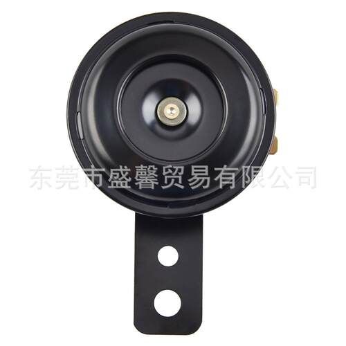摩托车黑色通用超大声105dB喇叭扬声器警报器65毫米直流6V