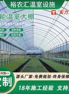 连体温室外遮阳连栋棚温室大棚工程建设大棚连栋薄膜温室大棚
