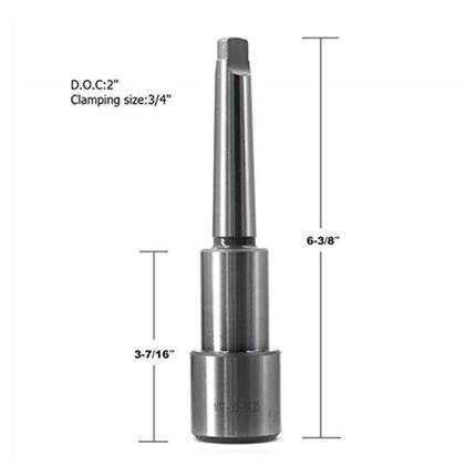 内冷空心接杆莫氏2号M钻T23/莫氏2号34-19mm3//4"磁力空心钻外连