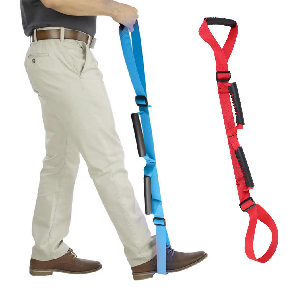 偏瘫抬脚助力器中风抬腿助行神器康复行走辅助训练器走路上床拉绳