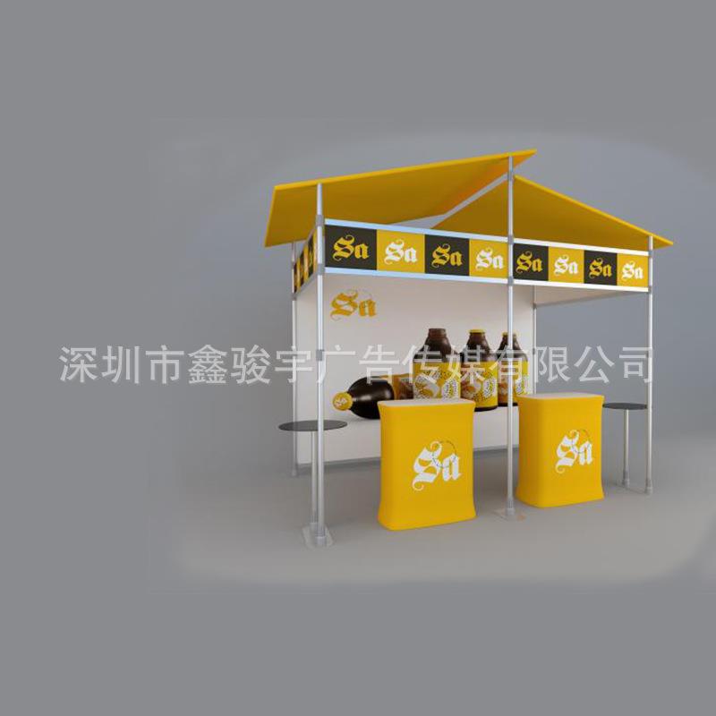 商场超市促销台折叠展架 户外广告台试吃桌加厚铝合金货架展示架