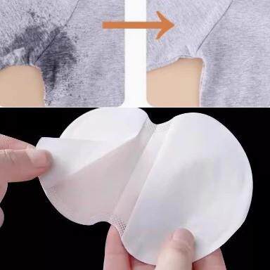 Ultra-thin, breathable, disposable underarm sweat pads for s