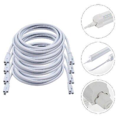 4 Pcs LED Tube Power Wire Plastic Coated Copper Cable