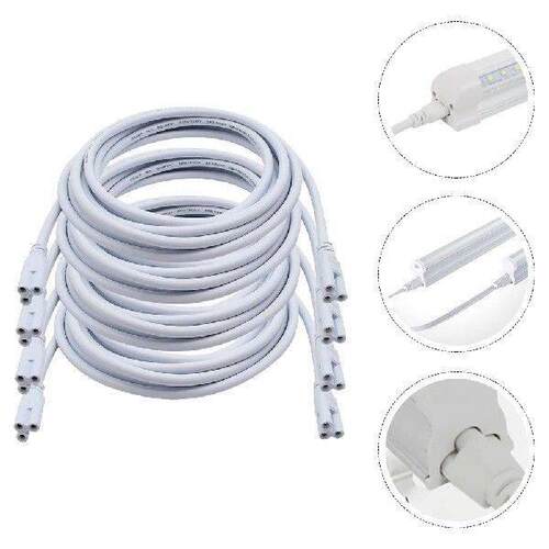 4 Pcs LED Tube Power Wire Plastic Coated Copper Cable