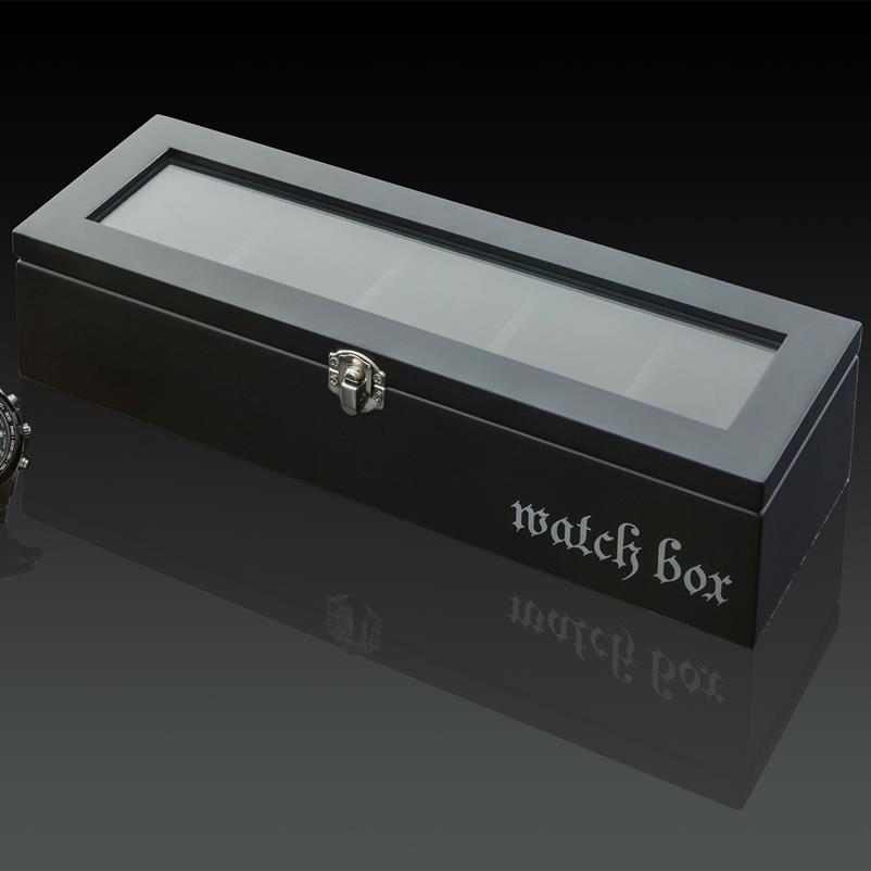 高档燕高档木窗制手涛表盒五包天藏手表展示盒珠宝盒手炼收收纳盒