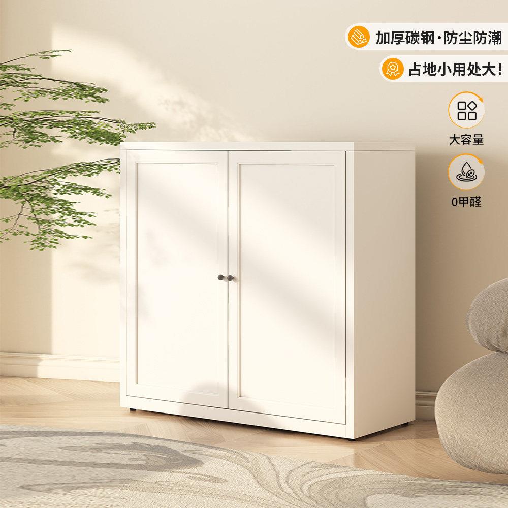 铁艺餐边柜储物柜家用落地省空间书柜简约置物柜茶具餐具收纳柜子