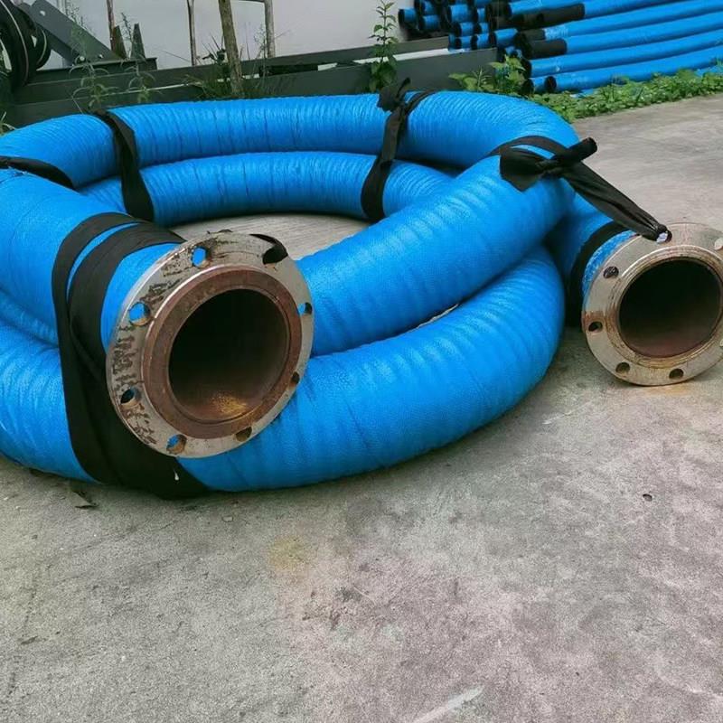 抽沙泵专用加厚橡胶钢丝管耐磨抽泥浆潜水砂泵船用吸沙抽水泵软管