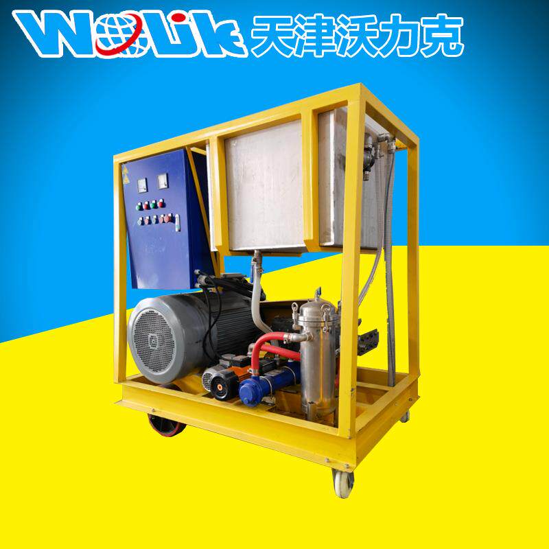 沃力克WL1000公斤石材拉毛冷凝器换热器清洗用大压力超高压清洗机